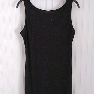 Shimmering black Slinky evening gown 11/12